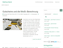 Tablet Screenshot of mathias-bank.de